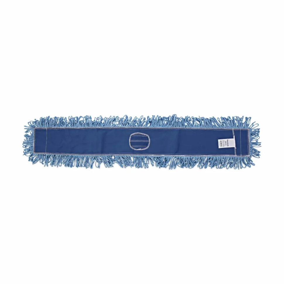 Boardwalk Dust Mop Head, Cotton/Synthetic Blend, 48" x 5", Blue