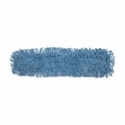 Boardwalk Dust Mop Head, Cotton/Synthetic Blend, 36 x 5, Looped-End, Blue