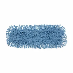 Boardwalk Dust Mop Head, Looped-End, Cotton/Synthetic Fibers, 24 x 5, Blue