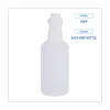 Boardwalk Easy-Grip Plastic Spray Bottle, 16 oz, Clear, 24/Carton