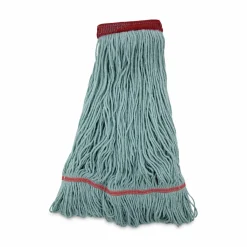 Boardwalk EchoMop with Looped-End Wet Head, Cotton/Rayon/Synthetic, Large, Blue