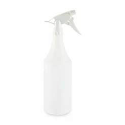 Boardwalk Embossed Plastic Spray Bottle, 32 oz, Clear, 24/Carton
