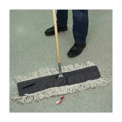 Boardwalk Flash Forty Disposable Dust Mop Heads, Cotton, 5
