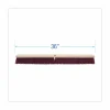 Boardwalk Floor Brush Head, 3.25" Maroon Stiff Polypropylene Bristles, 36" Brush