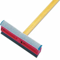 Boardwalk General-Duty Squeegee, 8" Wide Blade, Black/Red, 21" Handle