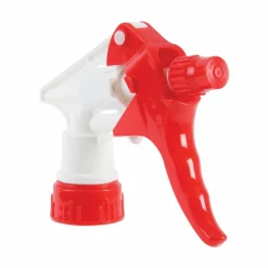 Boardwalk General Purpose Trigger Sprayer, 8" Tube, Fits 16 oz to 24 oz Bottles, Red/White, 24/Carton