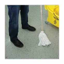 Boardwalk Handle/Deck Mops, #12 White Rayon Head, 48