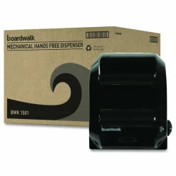 Boardwalk Hands Free Mechanical Towel Dispenser, 13.25 x 10.25 x 16.25, Black