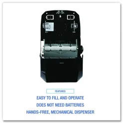 Boardwalk Hands Free Mechanical Towel Dispenser, 13.25 x 10.25 x 16.25, Black