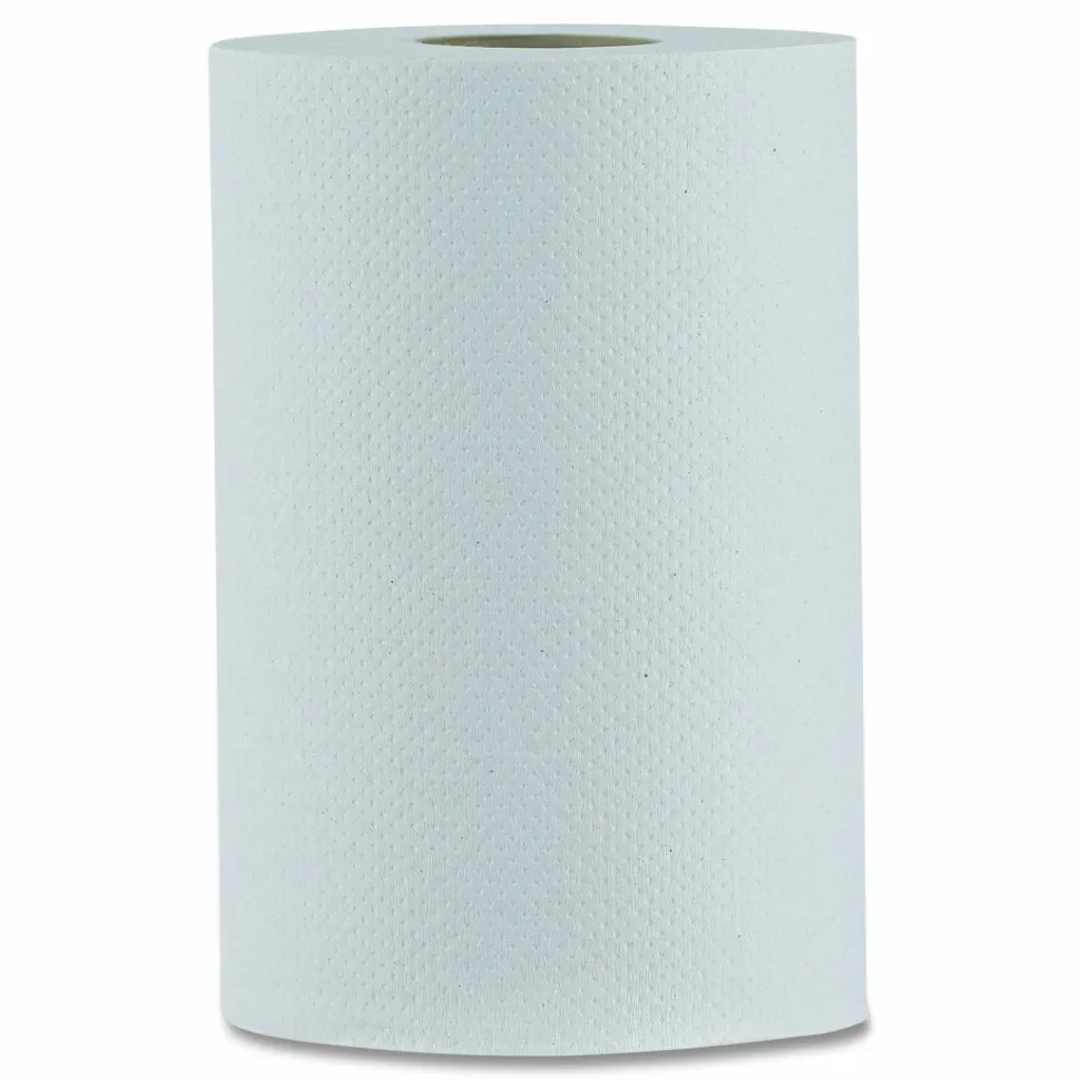 Boardwalk Hardwound Paper Towels, Nonperforated, 1-Ply, 8" x 350 ft, White, 12 Rolls/Carton