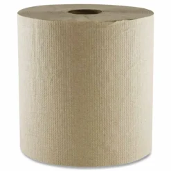 Boardwalk Hard Wound Towel, 1 Ply, 8" x 700 ft, Kraft, 6/Carton
