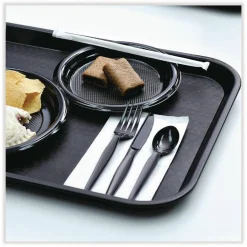 Boardwalk Heavyweight Wrapped Polypropylene Cutlery, Knife, Plastic, Black, 1,000/Carton
