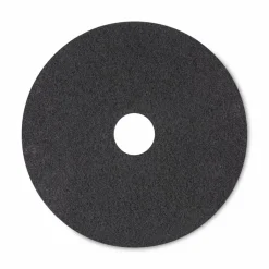 Boardwalk High Performance Stripping Floor Pads, 20" Diameter, Black, 5/Carton