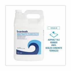 Boardwalk High Traffic Floor Polish, Apply 3 to 5 Coats per Application, 1 gal Bottle