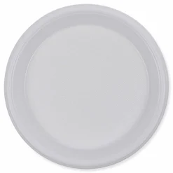 Boardwalk Hi-Impact Plastic Dinnerware, Plate, 10" dia, White, 500/Carton
