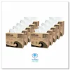 Boardwalk Hydrospun Wipers, 1-Ply, 9.75 x 16.75, White, 126/Box, 10 Boxes/Carton