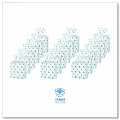 Boardwalk Hydrospun Wipers, 1-Ply, 12 x 13, White, 50/Bag, 18 Bags/Carton