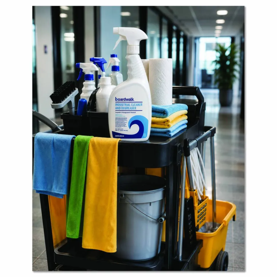 Boardwalk Industrial Cleaner and Degreaser, 32 oz Bottle, 12/Carton