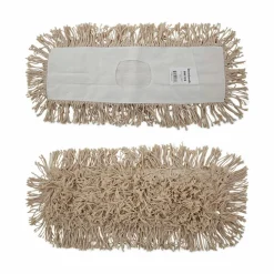 Boardwalk Industrial Dust Mop Head, Hygrade Cotton, 18 x 5, White