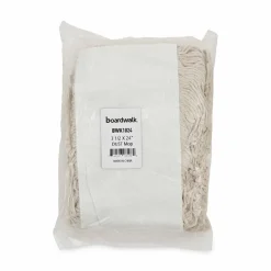 Boardwalk Industrial Dust Mop Head, Cotton, 24 x 3, White