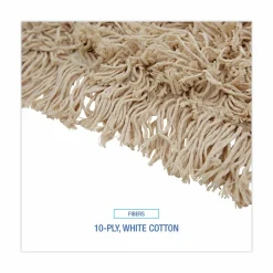 Boardwalk Industrial Dust Mop Head, Hygrade Cotton, 60 x 5, White