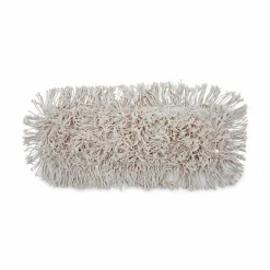 Boardwalk Industrial Dust Mop Head, Cotton, 12 x 5, White