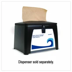 Boardwalk Interfold Napkins, 1-Ply, 8.8 x 6.3, Kraft, 500/Pack, 12 Packs/Carton