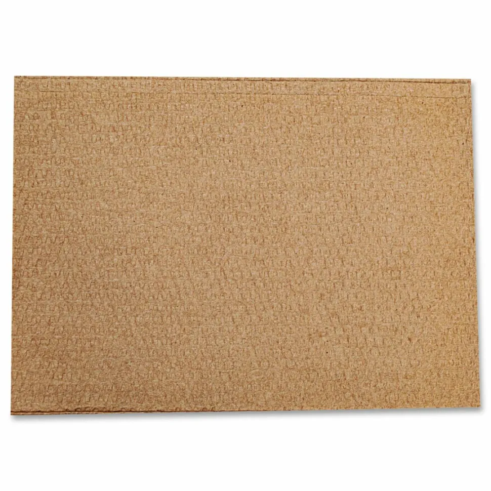 Boardwalk Interfold Napkins, 1-Ply, 8.8 x 6.3, Kraft, 500/Pack, 12 Packs/Carton