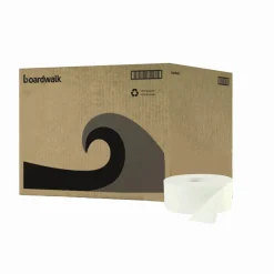 Boardwalk JRT Jumbo Roll Bathroom Tissue, Septic Safe, 2-Ply, 3.3" x 1,000 ft, White, 12 Rolls/Carton