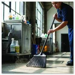 Boardwalk Large Angle Broom, 57" Length, Black