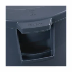 Boardwalk Lids for 32 gal Waste Receptacle, Flat-Top, Round, Plastic, Gray
