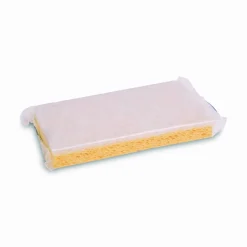 Boardwalk Light-Duty Scrubbing Sponge, Individually Wrapped, 3.6 x 6.1, 0.7