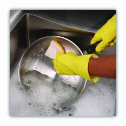 Boardwalk Light-Duty Scrubbing Sponge, Individually Wrapped, 3.6 x 6.1, 0.7