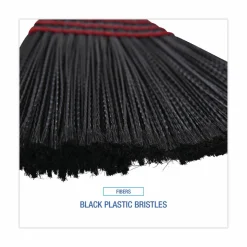 Boardwalk Maid Broom, Plastic Bristles, 54" Overall Length, Dozen