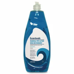 Boardwalk Manual Pot and Pan Dish Detergent, Fresh Breeze Scent, 38 oz Bottle, 8/Carton