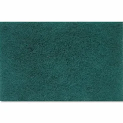 Boardwalk Medium-Duty Scouring Pad, 6 x 9, Green, 20/Carton