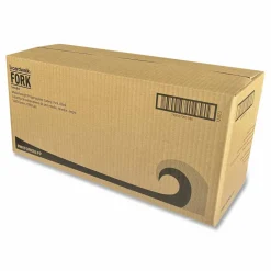 Boardwalk Mediumweight Polypropylene Cutlery, Fork, Plastic, Black, 1,000/Carton