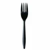 Boardwalk Mediumweight Wrapped Polypropylene Cutlery, Fork, Plastic, Black, 1,000/Carton