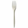 Boardwalk Mediumweight Wrapped Polypropylene Cutlery, Fork, 5.51", Plastic, White, 1,000/Carton