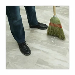 Boardwalk Mixed Fiber Maid Broom, Mixed Fiber Bristles, 55" Overall Length, Natural, 12/Carton