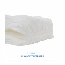 Boardwalk Mop Head, Looped, Enviro Clean With Tailband, Cotton/Synthetic, Medium, White, 12/Carton