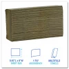 Boardwalk Multifold Paper Towels, 1-Ply, 9 x 9.45, Natural, 250/Pack, 16 Packs/Carton