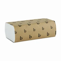 Boardwalk Multifold Paper Towels, 1-Ply, 9 x 9.45, White, 250 Towels/Pack, 16 Packs/Carton