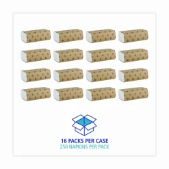 Boardwalk Multifold Paper Towels, 1-Ply, 9 x 9.45, White, 250 Towels/Pack, 16 Packs/Carton