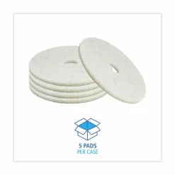Boardwalk Natural Burnishing Floor Pads, 20