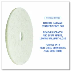 Boardwalk Natural Burnishing Floor Pads, 21