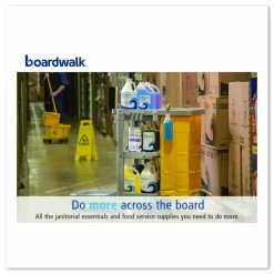 Boardwalk One-Ply Paper Wipers, 9.84 x 9.06, White, 125 Wipers/Box, 18 Boxes/Carton