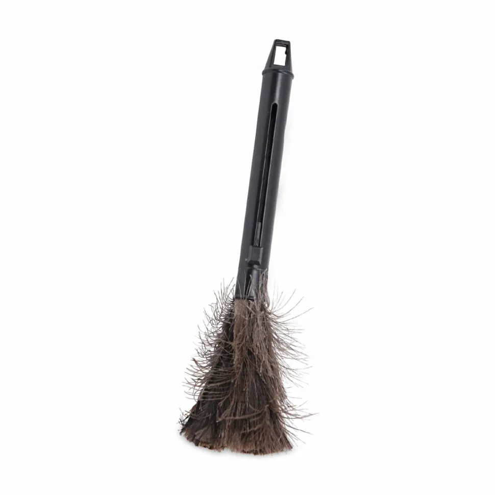 Boardwalk Ostrich Feather Duster, 9" to 14" Retractable Plastic Handle