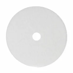 Boardwalk Polishing Floor Pads, 21" Diameter, White, 5/Carton