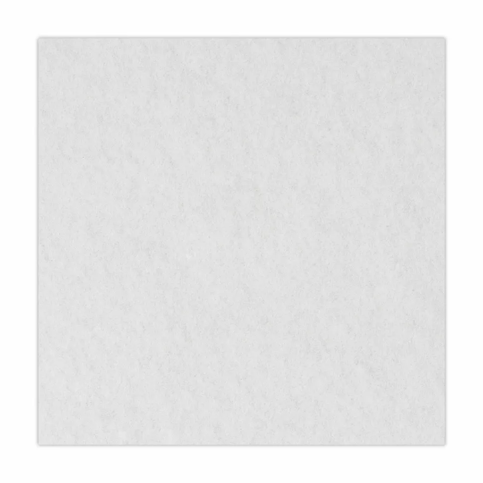 Boardwalk Polishing Floor Pads, 19" Diameter, White, 5/Carton